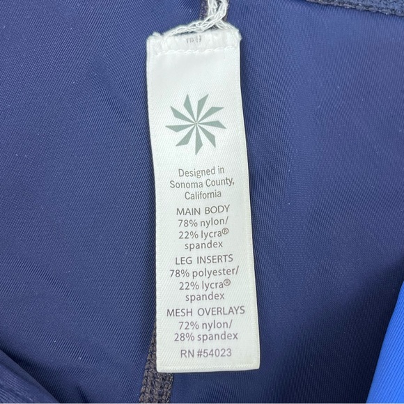 Athleta Tri-ssential Colorblock Swim Capri Sz M - Picture 11 of 13